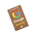 NFC Card Google Recensioni Edizione Legno